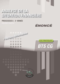 Processus 6 : Analyse de la situation financière - BTS CG, 2e année - Énoncé (édition 2024)