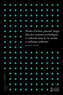 Modes d'action, pouvoir, inégalites des systèmes symboliques et culturels dans la vie sociale et politique ordinaire : Essai sociologique