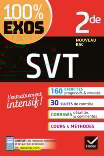 100% EXOS : SVT - 2nde - exercices résolus