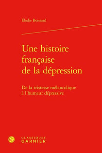 Une histoire française de la dépression : De la tristesse mélancolique à l'humeur dépressive