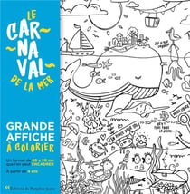 Le carnaval de la mer - grande affiche a colorier