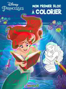 Mon premier bloc à colorier - disney princesses - ariel et vaiana