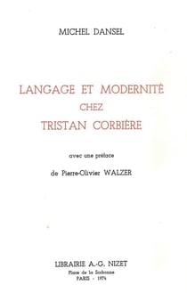 Langage et modernité chez Tristan Corbière