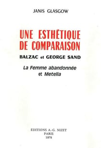 Une esthétique de comparaison, Balzac et George Sand : La Femme abandonnée et Metella