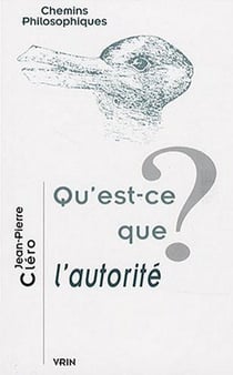 Qu'est-ce que l'autorité?