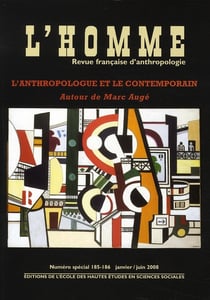 Revue l'homme n.185/186 - l'anthropologue et le contemporain
