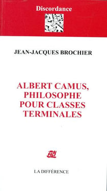 Albert Camus philosophe pour classes terminales