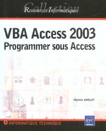 Vba access 2003 - programmer sous access