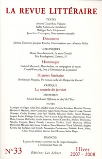 LA REVUE LITTERAIRE n.33
