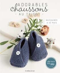 Adorables chaussons au tricot - naissance à 12 mois