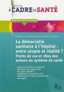 La democratie sanitaire a l'hopital: entre utopie et realite - points de vue et roles des acteurs du