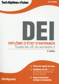 Diplôme d'Etat d'infirmier - toutes les UE du semestre 2