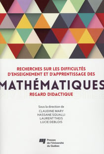 Recherches sur les difficultes d'enseignementet d'apprentiss