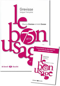 Le bon usage (édition 2011)