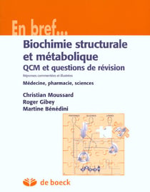 Biochimie stucturale et metabololique qcm et questions de revisions. reponses commentees et illustre