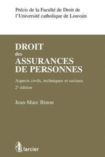 Droit des assurances de personnes (2e édition)