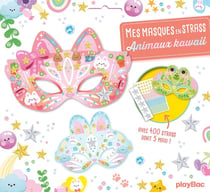 Mes masques en strass - Animaux Kawaii nouvelle édition