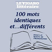 PLV de 5 exemplaires du guide des 100 mots identiques et...différents