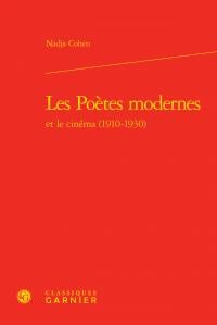 Les poètes modernes et le cinéma 1910-1930