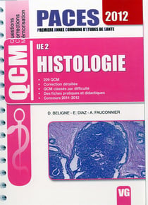Qcm paces ue2 histologie 2012