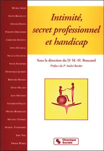 Intimité, secret professionnel et handicap