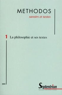 La philosophie et ses textes t.1