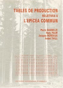 Tables de production relatives a l'epicea commun