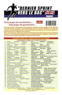 Dernier sprint vers le bac anglais