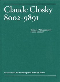 Claude closky 8002-9891