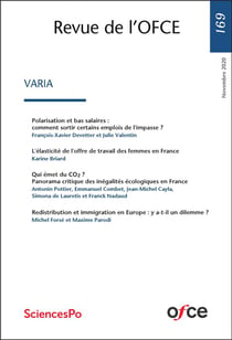 Revue de l'OFCE n.169 : varia