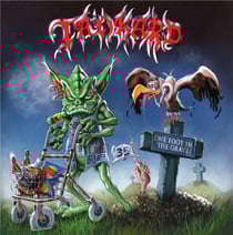 One foot in the grave