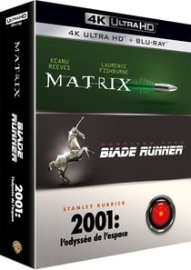 Coffret 3 films : Matrix + Blade Runner + 2001 : l'odyssée de l'espace