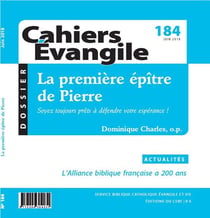 CE-184 La première épître de Pierre
