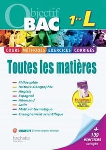 Objectif bac - toutes les matières - 1ère l