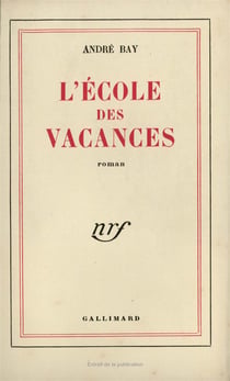 L'ecole des vacances