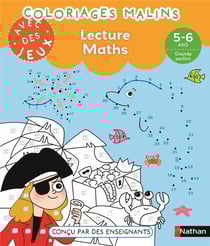 Coloriages malins avec des jeux - Lecture Maths 5-6 ans GS