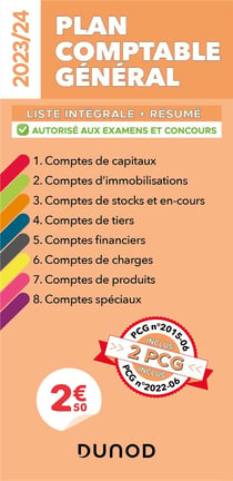 Plan comptable général 2023/24