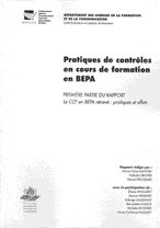 Pratiques de contrôles en cours de formation en bepa