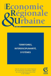 Revue d'économie régionale & urbaine (4/2010) Varia