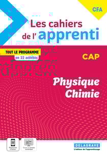 Les cahiers de l'apprenti : Physique, chimie : CAP - Cahier élève (édition 2024)