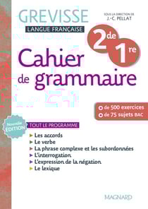 Cahier Grevisse 2de / 1re (2025)