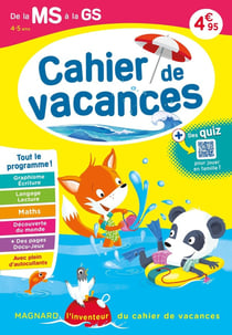 Cahier de vacances : de la MS vers la GS (édition 2023)