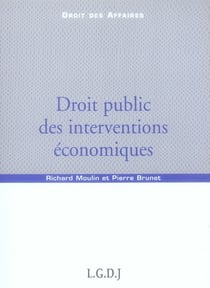 Droit public des interventions économiques