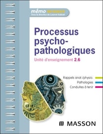 Processus psychopathologiques - unité d'enseignement 2.6