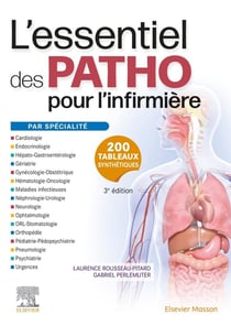L'essentiel des patho pour l'infirmière par spécialité (3e édition)