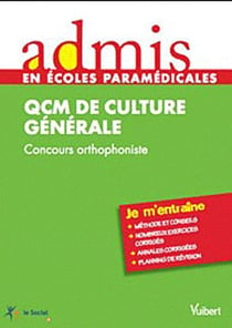 Concours orthophoniste - qcm de culture générale