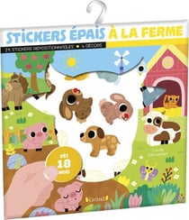 Stickers epais a la ferme