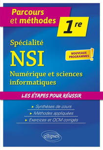 Spécialité NSI (numérique et sciences informatiques) - 1re - nouveaux programmes