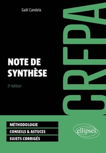 CRFPA : Note de synthèse (édition 2024)
