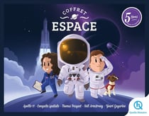 Coffret espace : Apollo 11 - Conquête spatiale - Thomas Pesquet - Neil Armstrong - Youri Gagarine